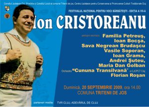 Festivalul național pentru voci bărbătești ION CRISTOREANU