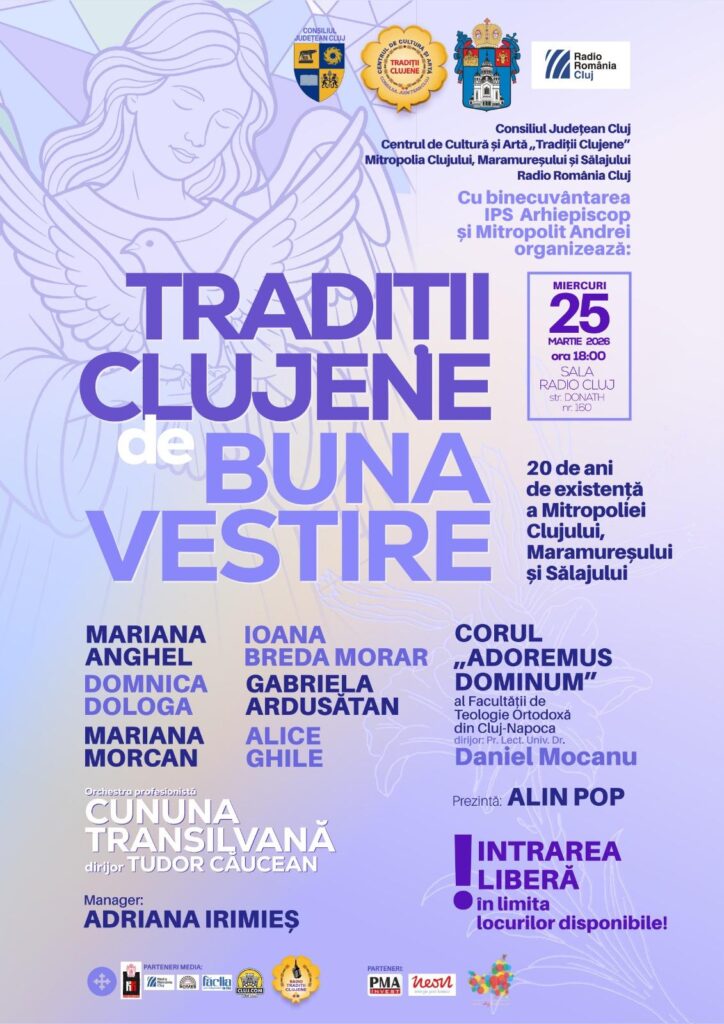 Concert de pricesne „Tradiții clujene, de Buna Vestire”