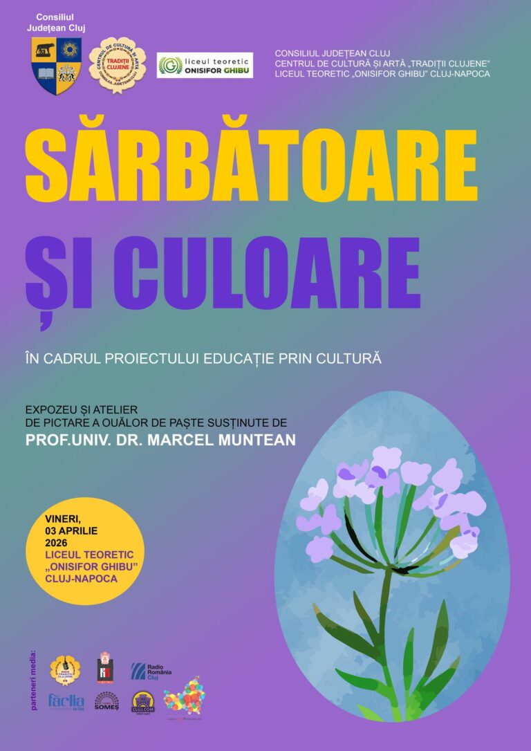 Elevii clujeni redescoperă tradițiile pascale, în cadrul atelierului „Sărbătoare și Culoare”