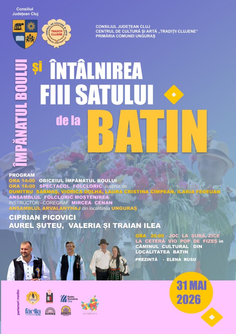 „Împănatul boului”, tradiție de Rusalii în satul clujean Batin