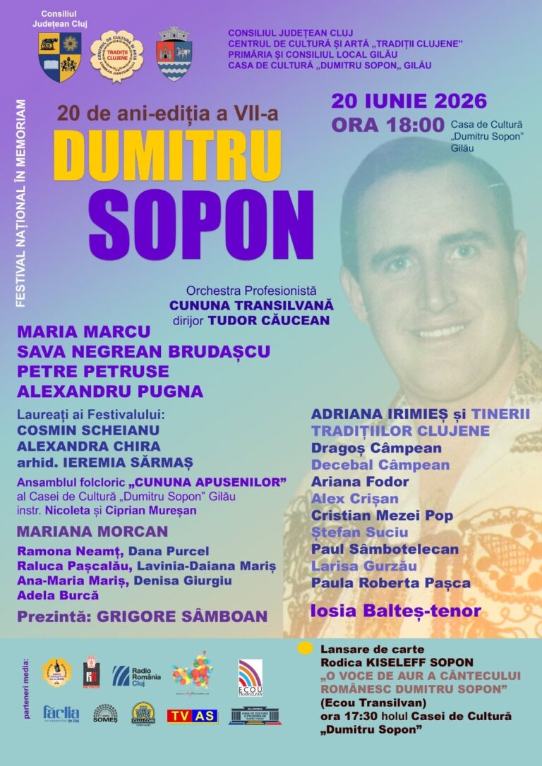 Festivalul Național „In Memoriam Dumitru Sopon” ajunge la cea de-a VII-a ediție